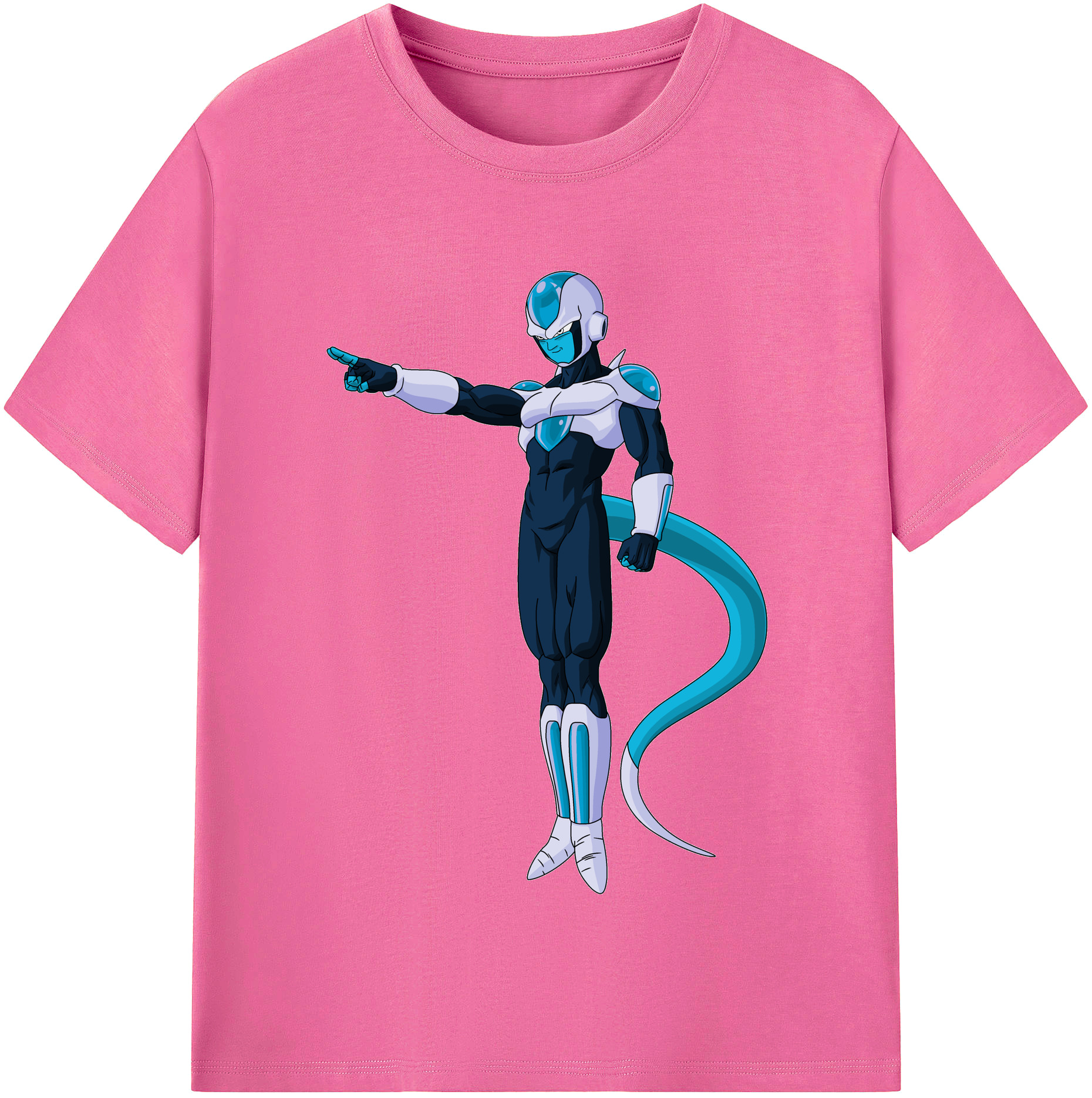 （画像用） ドラゴンボール フリーザ DRAGON BALL Frieza レディースカジュアルプリントTシャツ（綿100％）